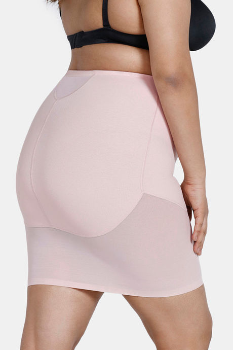 Zivame All Day Short Length Shaping Skirt - Sepia Rose — image 8